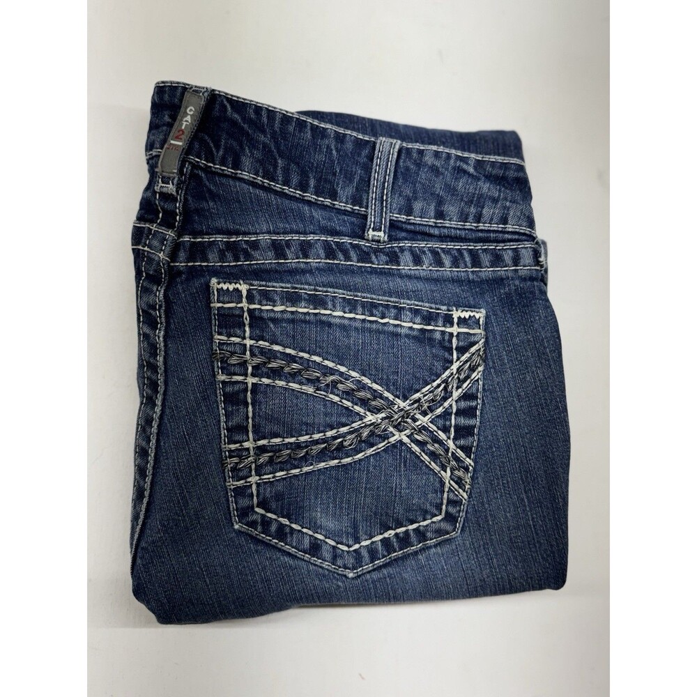Ariat Women’s 30R Mid Rise Boot Cut Denim Jeans Cowgirl Work Chore Ranch CAT2